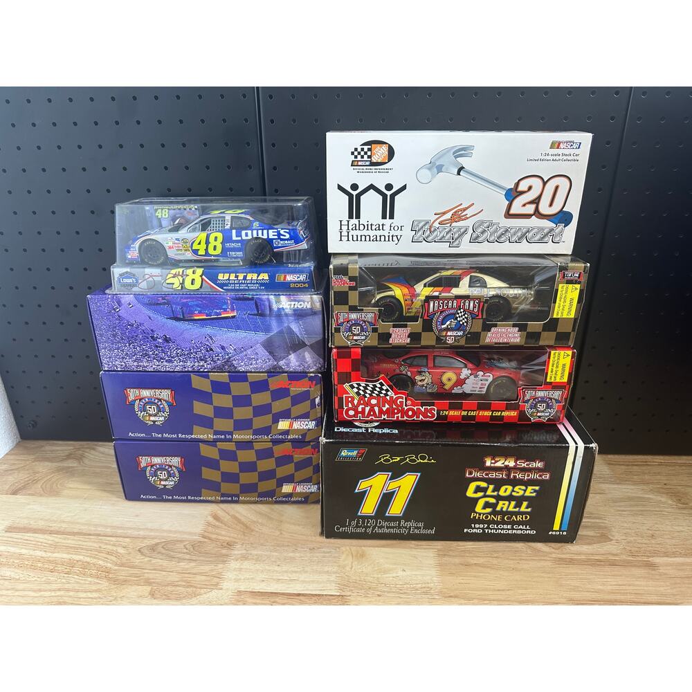 Lot of 8 Diecast Replica Cars NIB